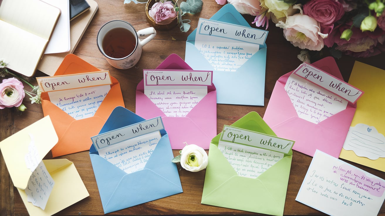 open when letter ideas